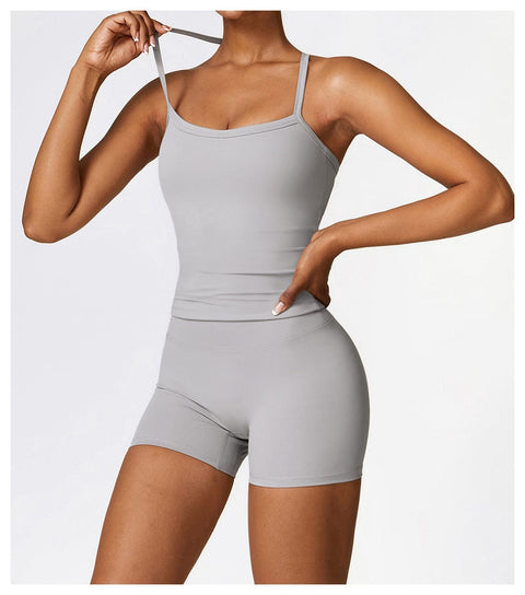 Curvypower | Australia Tank Top Gray / S Women's Spaghetti Strap Cami Sleeveless Shaping Tank Top