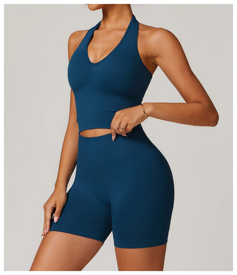 Curvypower | Australia Tank Top Seamless Halter Neck Sport Shaping Tank Top