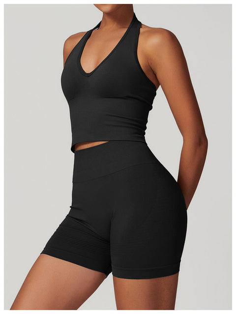 Curvypower | Australia Tank Top Seamless Halter Neck Sport Shaping Tank Top