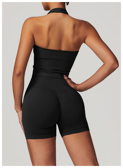 Curvypower | Australia Tank Top Seamless Halter Neck Sport Shaping Tank Top