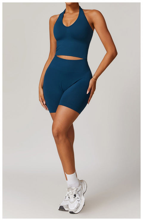Curvypower | Australia Tank Top Seamless Halter Neck Sport Shaping Tank Top
