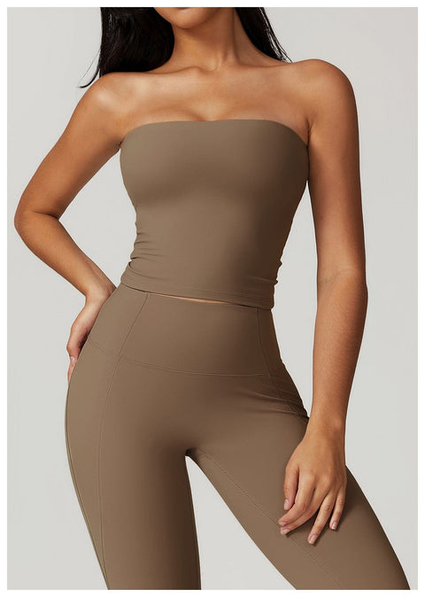 Curvypower | Australia Tank Top Seamless Strapless Quick-Dry Shaping Tube Tank Top for Women