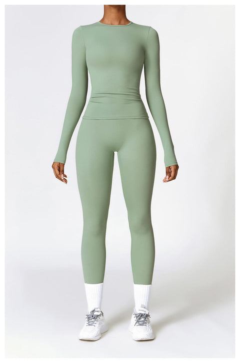 Curvypower | Australia Tank Top Women's Long-Sleeve Round Neck Yoga and Fitness Shaping Top