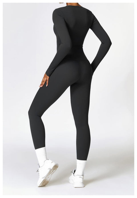 Curvypower | Australia Tank Top Women's Long-Sleeve Round Neck Yoga and Fitness Shaping Top