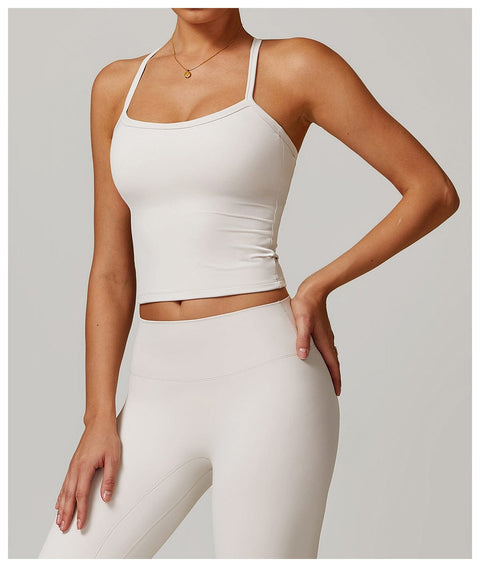 Curvypower | Australia Tank Top Women's Spaghetti Strap Cami Sleeveless Shaping Tank Top