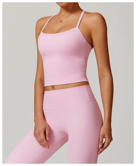 Curvypower | Australia Tank Top Women's Spaghetti Strap Cami Sleeveless Shaping Tank Top