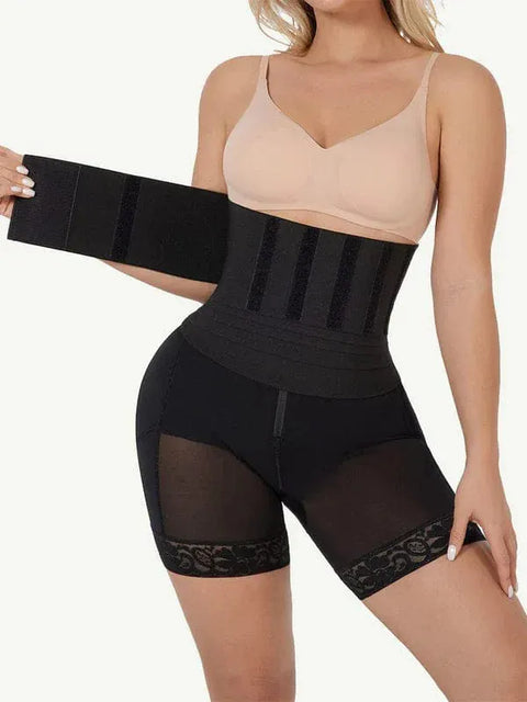 Curvypower | Australia Waist Trainer Black / S Waist Trainer Shaper Short With Rubber Band