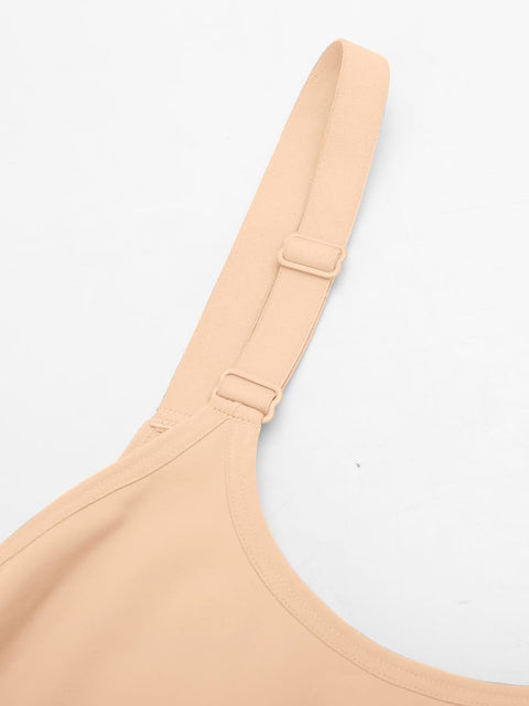 Curvypower | Australia Women's Apparel > Shapewear > Bodysuits Invisible Zip Seamless Shapewear Bodysuit with Tummy Control