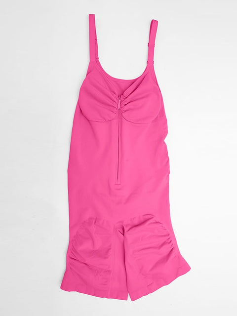 Curvypower | Australia Women's Apparel > Shapewear > Bodysuits Invisible Zip Seamless Shapewear Bodysuit with Tummy Control