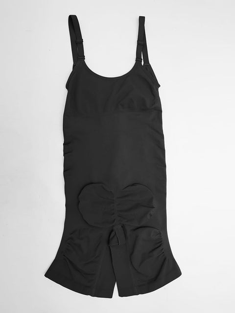 Curvypower | Australia Women's Apparel > Shapewear > Bodysuits Invisible Zip Seamless Shapewear Bodysuit with Tummy Control