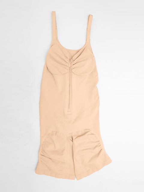 Curvypower | Australia Women's Apparel > Shapewear > Bodysuits Invisible Zip Seamless Shapewear Bodysuit with Tummy Control
