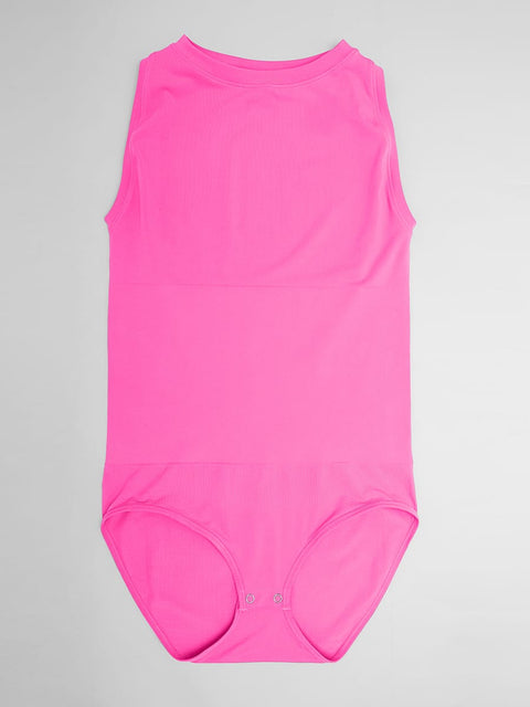 Curvypower | Australia Women's Apparel > Shapewear > Bodysuits Seamless Shapewear Bodysuit with Tummy Control & Crew Neck
