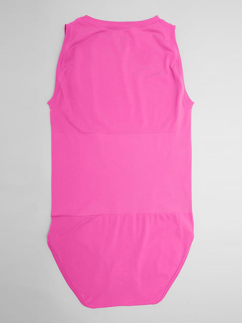 Curvypower | Australia Women's Apparel > Shapewear > Bodysuits Seamless Shapewear Bodysuit with Tummy Control & Crew Neck