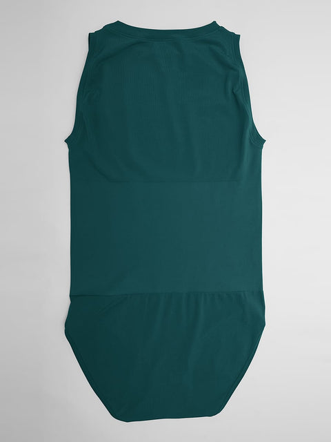 Curvypower | Australia Women's Apparel > Shapewear > Bodysuits Seamless Shapewear Bodysuit with Tummy Control & Crew Neck