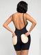 CurvyPower shapewear bodysuit Plunge Low-Back Mid-Thigh Shapewear Bodysuit With Built-in Removable Hip Pads