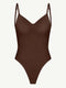 CurvyPower thong bodysuit Seamless Thong Backless ShapeWear Bodysuit With Adjustable Straps