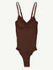 CurvyPower thong bodysuit Seamless Thong Backless ShapeWear Bodysuit With Adjustable Straps