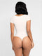 CurvyPower | UK thong bodysuit Short Sleeve Plus Size Belly Control Thong Shapewear Bodysuit