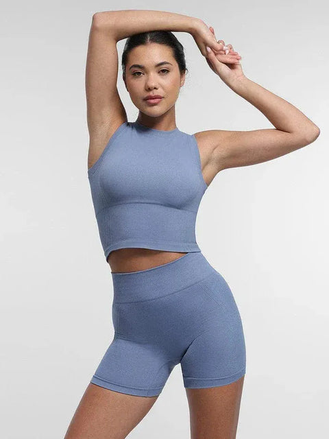 Curvypower | Australia shaper shorts Tummy Control Seamless High-Waisted Peach Buttocks Shaping Sports Yoga Shorts Breathable Activewear