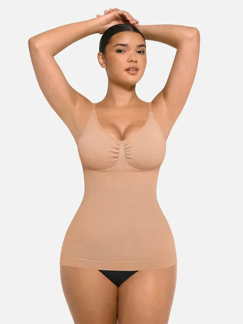 Curvypower | Australia camisole Dark Beige / XS Seamless Tank Top Waist Slimming Tummy Tucker Camisole