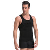 curvypower-au Black / S Men Seamless Slimming Abs Compression Body Shaper Corset Vest