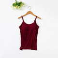 curvypower-au Cami Red / S Camisole Shapewear Tank Top With Built-In-Bra