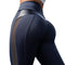 curvypower-au Legging Blue / S Butt Lifting High waist Fitness Gym Leggings With Mesh And PU Leather Patchwork