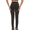 curvypower-au Legging Sports Black High Waisted Gym Corset Sweat Legging For Women