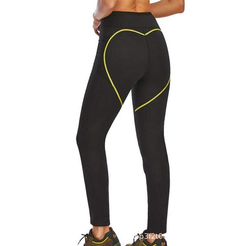 curvypower-au Legging Sports Black High Waisted Gym Corset Sweat Legging For Women