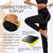 curvypower-au Legging Sports Black High Waisted Gym Corset Sweat Legging For Women
