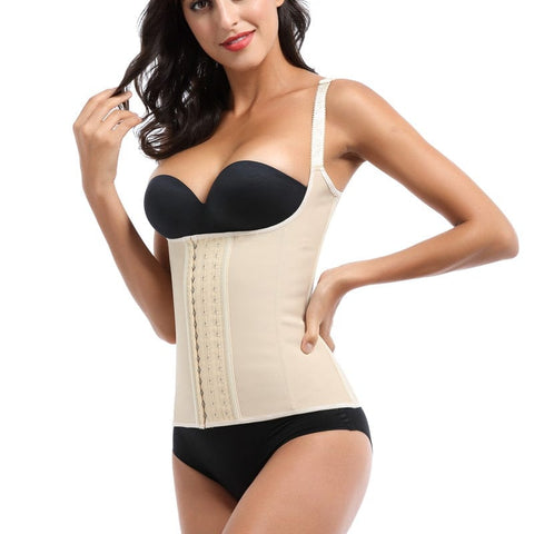 curvypower-au Nude / XS Women Corset Waist Trainer Underbust With Hooks