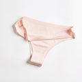 curvypower-au Panty Pink / M Seamless Silky Underwear Thong Panty
