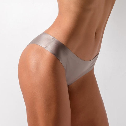 curvypower-au Panty Seamless Silky Underwear Thong Panty