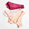 curvypower-au Panty Seamless Silky Underwear Thong Panty