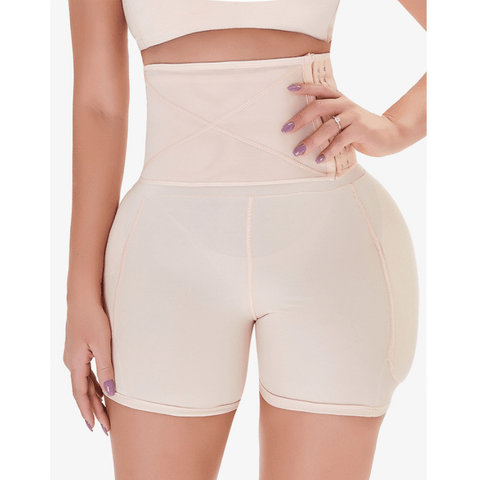 curvypower-au shaper short Side Hooks Waist Trainer Hips & Butt Enhancing Shaper short