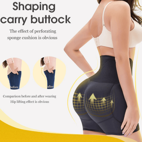 curvypower-au shaper short Side Hooks Waist Trainer Hips & Butt Enhancing Shaper short