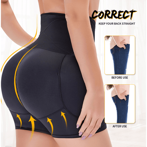 curvypower-au shaper short Side Hooks Waist Trainer Hips & Butt Enhancing Shaper short