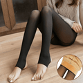 curvypower-au Shapewear Black / Thin / Half Foot Warm Elastic Translucent Tights