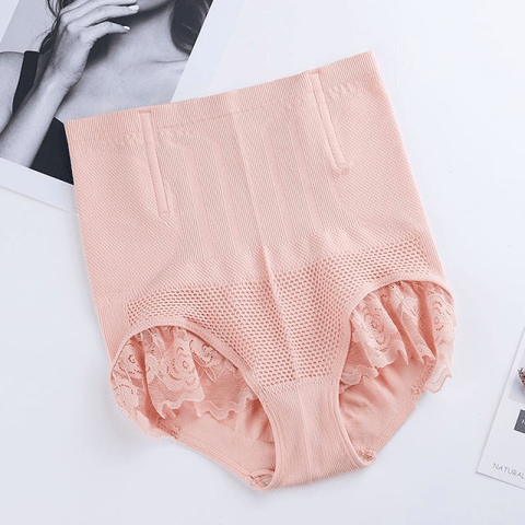 curvypower-au Shapewear High-Waist Postpartum Support Tummy Control Lace Panty