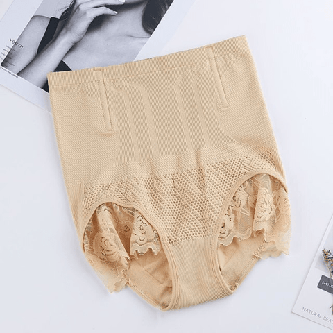 curvypower-au Shapewear High-Waist Postpartum Support Tummy Control Lace Panty