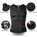 curvypower-au Shapewear Men Slimming Compression Body Shaper Waist Trainer With Abdominal Belts