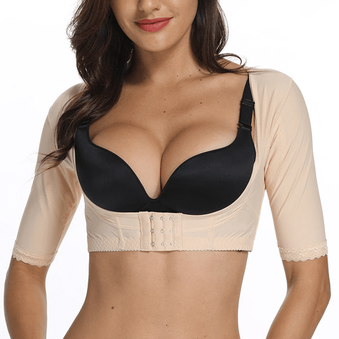 curvypower-au Shapewear Nude / M Slimming Upper Arm Shaper for Women