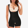 curvypower-au Shapewear S / Black Women Open Bust Bodysuit Shaper With Adjustable Hooks