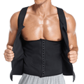 curvypower-au Shapewear S Men Sweat Compression Waist Trainer Top Vest