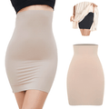 curvypower-au Shapewear Seamless High Waist Long Shaper Skirt Slip