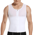 curvypower-au Shapewear White / M Sweat Vest Corset Body Shaper For Men