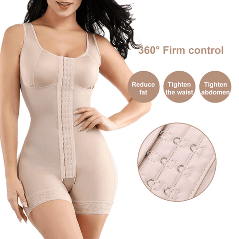 curvypower-au Shapewear Women Fajas Push Up Bodysuit Slimming Shapewear Short