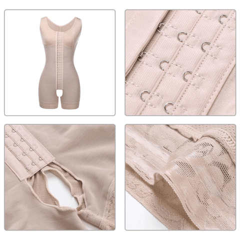 curvypower-au Shapewear Women Fajas Push Up Bodysuit Slimming Shapewear Short