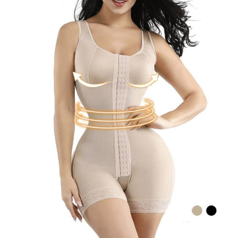 curvypower-au Shapewear Women Fajas Push Up Bodysuit Slimming Shapewear Short