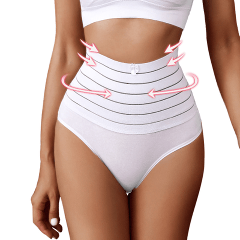 curvypower-au Shapewear Women High Waist Shaping Brief With Waist Bands